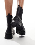 Addilyn chunky ankle boots in black