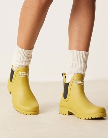 Wilton wellington boots in limeade