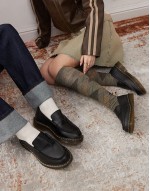 unisex Adrian tassel loafers in dark brown crazy horse
