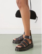 Clarissa ii quad chunky sandals in black